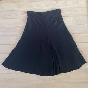 DKNY Black Cotton Skirt